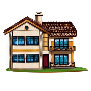 Luxury House Clipart Png Eai PNG image