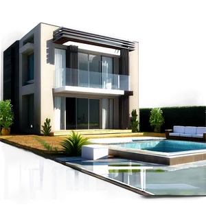 Luxury Mansion Exterior PNG Jpq5