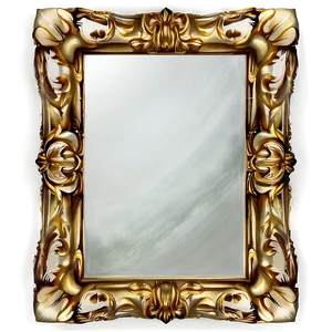 Luxury Mirror Frame PNG 06212024