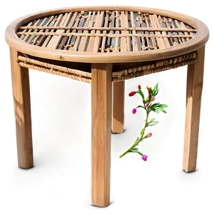 Luxury Outdoor Table PNG 06282024