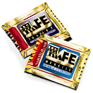 Luxury Raffle Ticket PNG Fhj29
