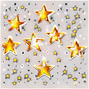 Luxury Star Pattern PNG Gft15 PNG