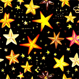 Luxury Star Pattern PNG Pov PNG