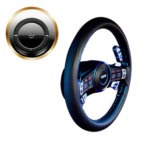 Luxury Vehicle Steering Wheel PNG 05252024 PNG