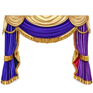 Luxury Velvet Curtain Png Wry PNG image