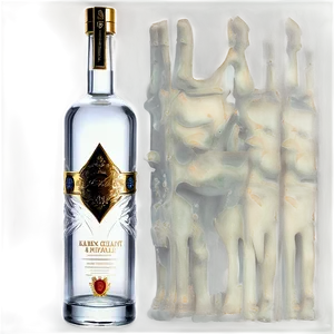 Luxury Vodka Bottle Png 06212024 PNG image