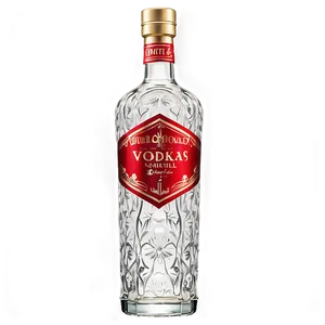 Luxury Vodka Bottle Png Vwf9 PNG image