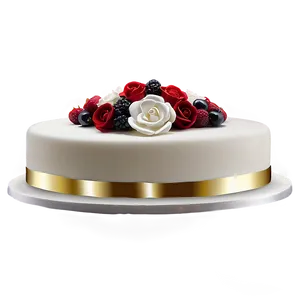Luxury Wedding Cake PNG 06122024