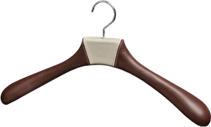 Luxury Wooden Hangeron Black Background.jpg PNG
