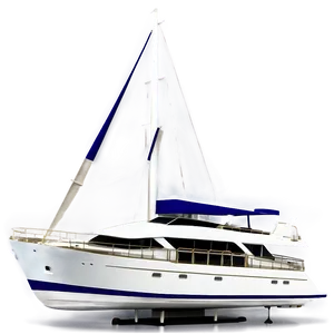 Luxury Yacht At Sea PNG 67
