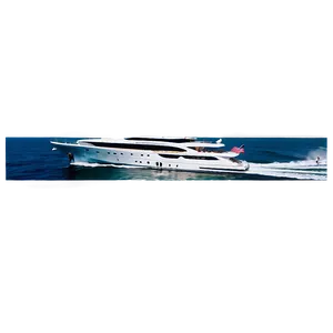 Luxury Yacht In Ocean Png 05242024 PNG image