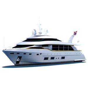 Luxury Yacht In Ocean Png 89 PNG image