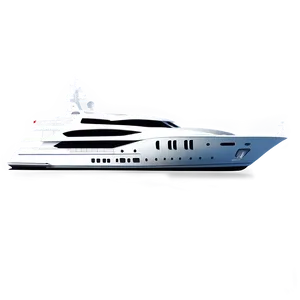 Luxury Yacht On The Ocean Picture PNG 05212024