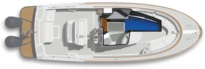 Luxury Yacht Top View Layout.png PNG image