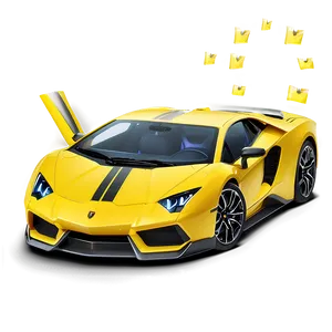 Luxury Yellow Car Png 29 PNG image