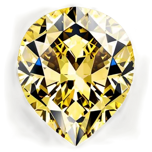 Luxury Yellow Diamond Design Png 06292024 PNG image