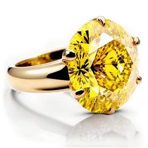 Luxury Yellow Diamond Design Png 06292024 PNG image