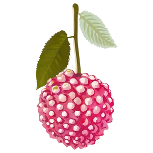 Lychee Fruit Silhouette Png 49 PNG image