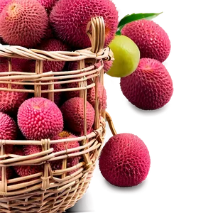 Lychee Harvest Basket PNG 74