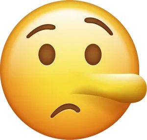 Lying Face Emoji Image PNG image
