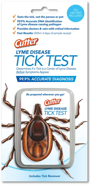 Lyme Disease Tick Test Kit PNG image