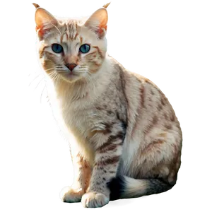 Lynx Point Cat Transparent 22 PNG
