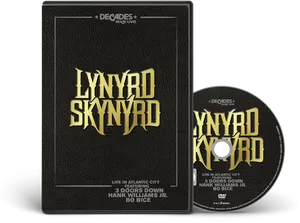 Lynyrd_ Skynyrd_ Live_ D V D_ Cover PNG image