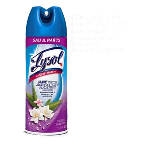 Lysol Disinfectant Spray Jasmine & Rain Png 06272024 PNG image