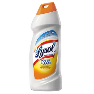 Lysol Power Foam Bathroom Cleaner Png 06272024 PNG image