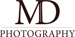 M D Photography Logo Design PNG image