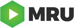 M R U Logo Green Hexagon PNG image