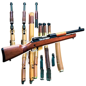 M1 Garand Marksman Rifle PNG 59
