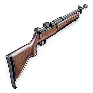 M1 Garand Tactical Illustration Png 06212024 PNG image