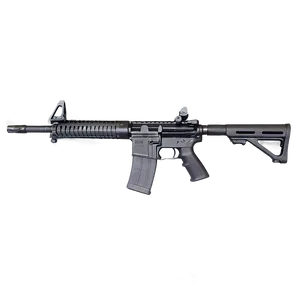 M16 Rifle In Action Png Wiv PNG image