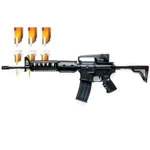 M16 Rifle Model Png 92 PNG image