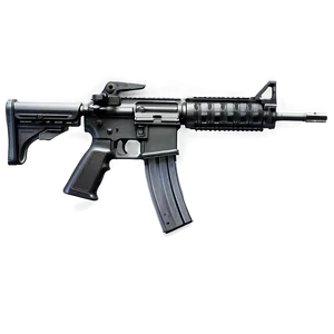 M16 Rifle With Bullet PNG Ndf