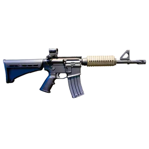M16 Rifle With Scope PNG 06132024