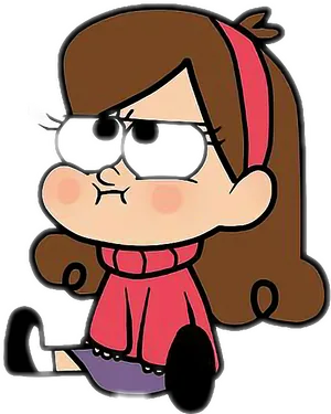 Mabel Pines Cartoon Character Gravity Falls PNG image