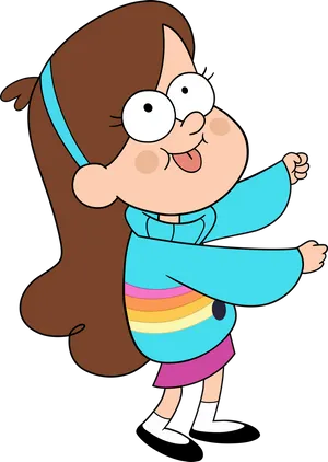 Mabel Pines Gravity Falls PNG image