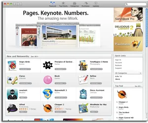 Mac App Store Interface PNG image