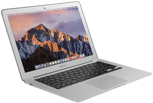 Mac Book Air Silver Open
