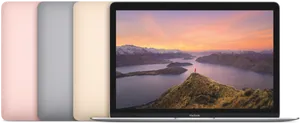 Mac Book Color Options Nature Wallpaper PNG