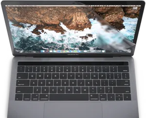 Mac Book Pro Open On Desk