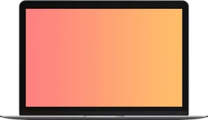 Mac Book Prowith Colorful Screen