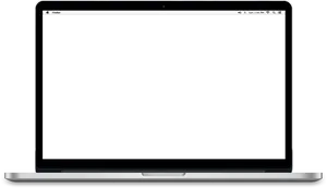 Mac Book Prowith Finder Open PNG image