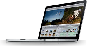 Mac Book Video Editing Display