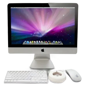 Mac Desktop With External Display Png Vug PNG image