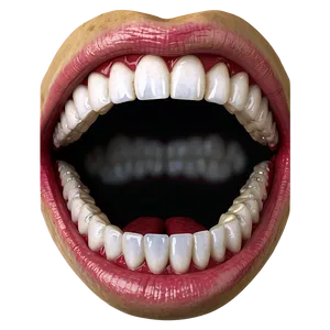 Macabre Mouth Rendering Png Xgl PNG image