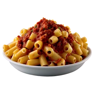 Macaroni With Meat Sauce Png 06212024 PNG image