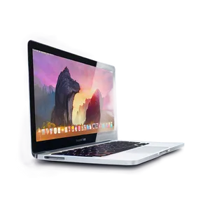 Macbook Front View PNG 05062024